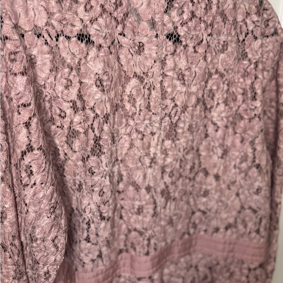 LANE BRYANT Womens Pink Pocketed Button Up Cardigan Plus 18/20.  #120 - Picture 12 of 13